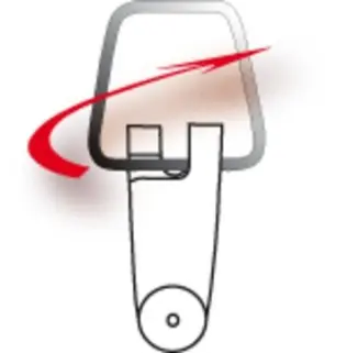 Peddy Shield Drehfix - Ösenersatz - 8x Speziallaufhaken zum Festschrauben am SonnenSegel + Trapezring zum Aufhängen