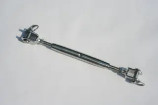 Spannschloß 8 mm, Sonnensegelmontage  - hochwertiger Marine Edelstahl A4:  Wantenspanner, Gewindespanner