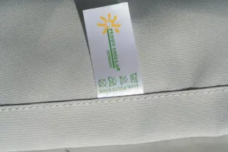 Schweres Polyestergewebe Sonnensegel 280 g/m² - Farbe hell silbergrau - große Ballenbreite 205 cm