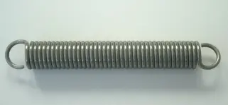 Verstärkte Edelstahl Zugfeder (Größe 4) für Sonnensegel Befestigung - Zugfeder mit hoher Federkraft