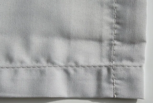 Polyesterstoff - 140 g/m² - Ballenbreite 146 cm - uni hellgrau - Stoff zum Selbernähen von Sonnensegeln für Seilspanntechnik