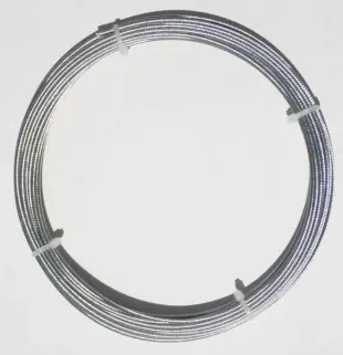 Edelstahlseil 14 m - nicht rostend - 1x Stück - 2 mm Durchmesser - mit besonders laufleichter Oberfläche