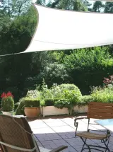 Vierecksegel konkav - Regen- und Sonnenschutz