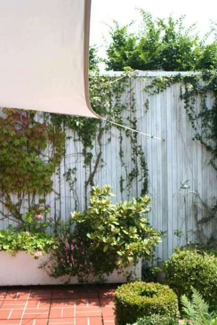 Vierecksegel 3 x 4 m - Polyester - hell silbergrau