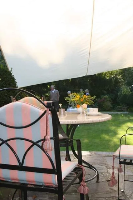 Vierecksegel 3 x 4 m - Polyester - elfenbein