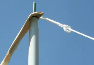 Camping-Freizeit-Sonnensegel (2) 2,5 x 3 m - sandfarben - ein praktischer Sonnenschutz und Sichtschutz beim Picknick oder beim Camping