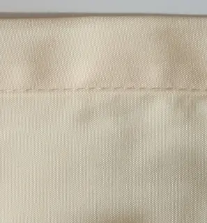 Polyesterstoff - 140 g/m² - Ballenbreite 146 cm - uni elfenbein - Stoff zum Selbernähen von Sonnensegeln für Seilspanntechnik