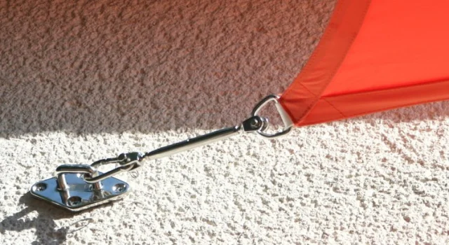 Wandanker mit Karabinerhaken und Wantenspanner 6 mm 