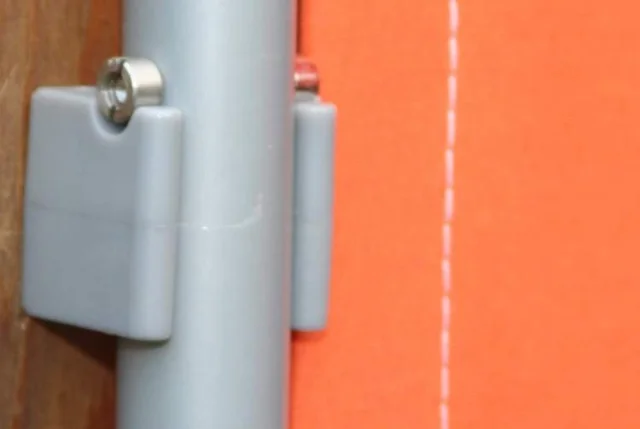 Wand-Clip Paravent - 2x - mit Schrauben und Dübeln - als Standard Zubehör Sichtschutz Paravent