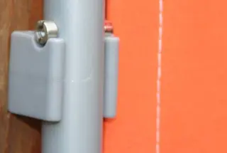 Wand-Clip Paravent - 2x - mit Schrauben und Dübeln - als Standard Zubehör Sichtschutz Paravent