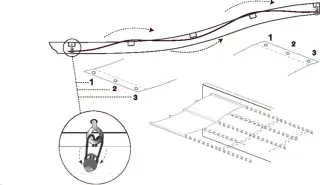 Sonnensegel Wintergarten 99 x 330 cm - uni terracotta-orange
