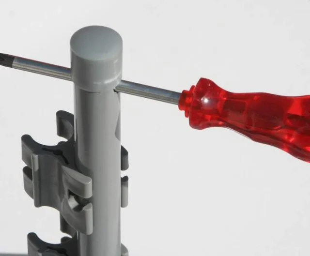 Fußplatte Paravent - superflache Metallplatte zur Aufstellung vom mobilen Sichtschutz Paravent