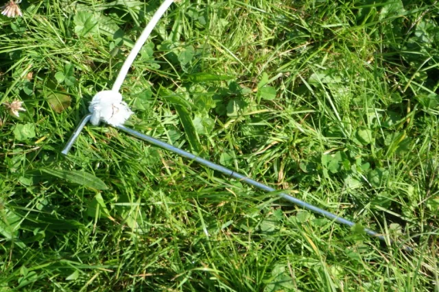 Ersatz-Stabhering 4x Stück - Maße: 5 x 200 mm, Stahl verzinkt verzinkt - Teil der Lieferung Camping-Freizeit-Sonnensegel