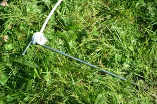 Ersatz-Stabhering 4x Stück - Maße: 5 x 200 mm, Stahl verzinkt verzinkt - Teil der Lieferung Camping-Freizeit-Sonnensegel