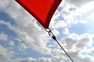 Vierecksonnensegel konkav 2,5 x 3 m - uni terracotta-orange