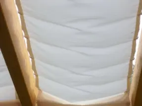 Sonnensegel Terrassen-Überdachung 68 x 220 cm - uni weiß - ohne Laufhaken