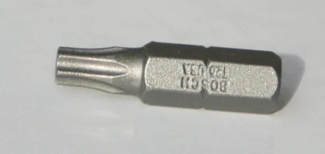 BitEinsatz Torx25 für slebstschneidende Bohrschrauben aus Edwelstahl 4,8 x 12 mm