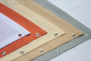 Nähservice Maßanfertigung Sonnensegel - gerade genähter Randsaum