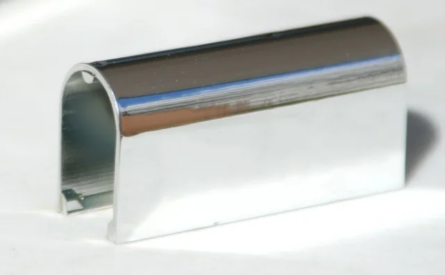 1x Abdeckkappe Universal Chrom -  für Sonnensegel in Seilspanntechnik Universal System Peddy Shield