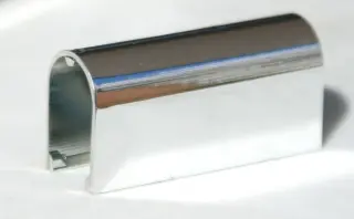 1x Abdeckkappe Universal Chrom -  für Sonnensegel in Seilspanntechnik Universal System Peddy Shield