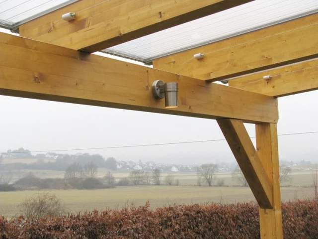 Sonnenschutzsegel Terrassenüberdachung 91 x 220 cm - uni weiß - mit 20x  Laufhaken + 2x Stopper - waschbar bei 40° C