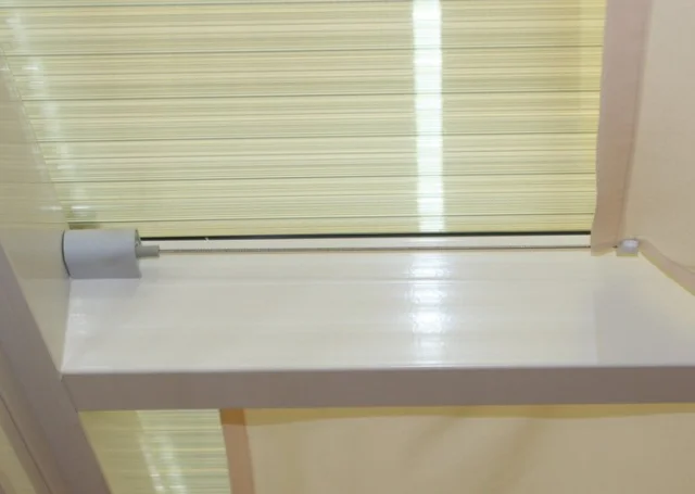 Sonnensegel Glasdach 88 x 220 cm - uni hell elfenbein - mit 20x Laufhaken + 2x Stopper