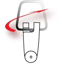 Ein- oder Ausdrehen vom Trapezring durch einen Dreh um 90° Grad