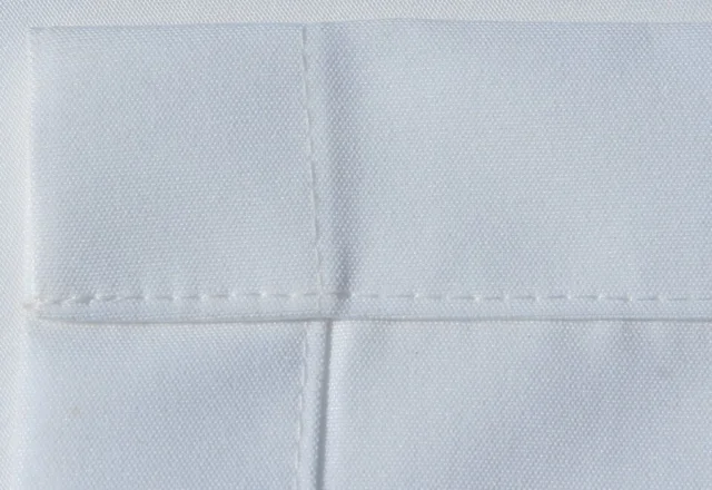 Polyestergewebe ca. 200 g/m², Ballenstoff 210 cm breit - weiß - für Nähservice Sonnensegel und zum Selbernähen