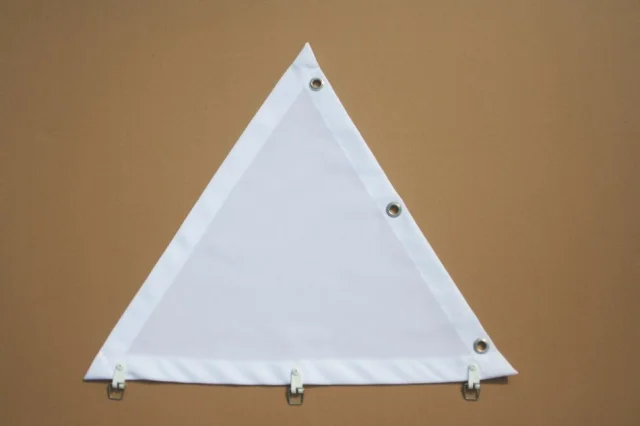 Polyestergewebe ca. 200 g/m², Ballenstoff 210 cm breit - weiß - für Nähservice Sonnensegel und zum Selbernähen