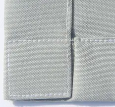 Polyestergewebe ca. 200 g/m² - uni hell silbergrau - Ballenstoff 210 cm breit zum Selbernähen und Nähservice Sonnensegel