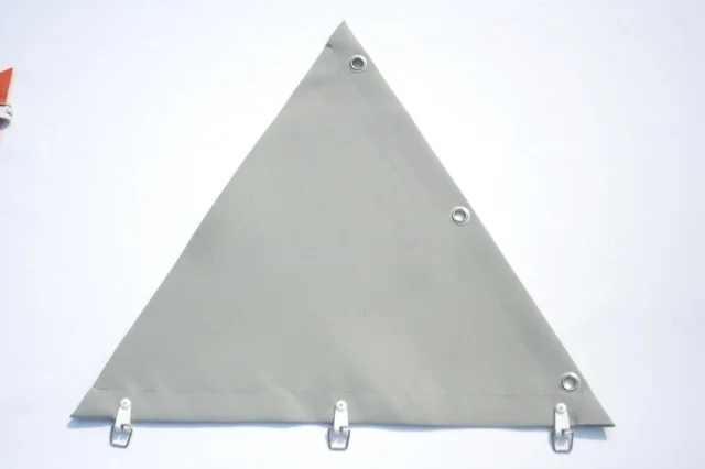 Polyestergewebe ca. 200 g/m² - uni hell silbergrau - Ballenstoff 210 cm breit zum Selbernähen und Nähservice Sonnensegel