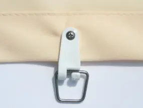 Peddy Shield Drehfix im 3 cm Randsaum mit Laufhaken und Trapezring aus Edelstahl zum ENhängen in Haken oder Schraube