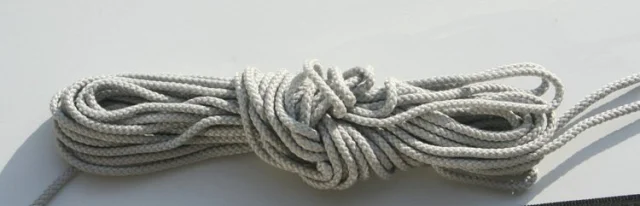 2x 7 m Kunststoffkordel zum Befestigen der Balkonumrandung über die Metallösen am Balkongeländer