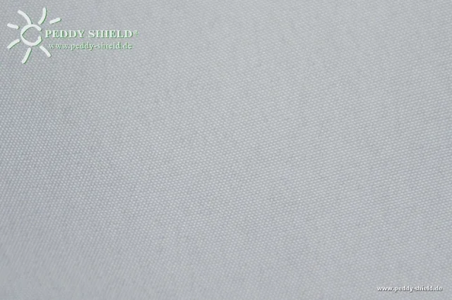 Ballenstoff Polyester 200 g/m2 breit - uni hell silbergrau für Balkonverkleidung in Maßanfertigung