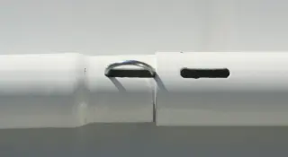 Mittelschwere Montagestange Sonnensegel 2,7 m hoch - zum Ausspannen von DreieckSonnensegeln mit dauerelastischen Spanngurten