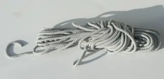 Balkonumrandung  B65 x L500 cm - Farbe uni hell silbergrau - Sichtschutz für Balkon und Windschutz Terrasse