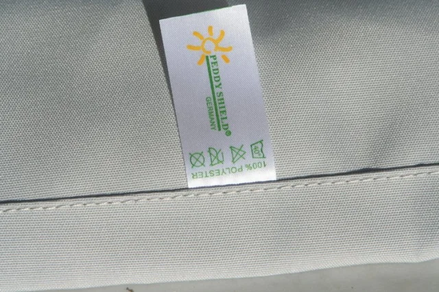 Schweres Polyestergewebe Sonnensegel 280 g/m² - Farbe hell silbergrau - große Ballenbreite 205 cm