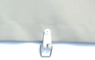 Schweres Polyestergewebe Sonnensegel 280 g/m² - Farbe hell silbergrau - große Ballenbreite 205 cm