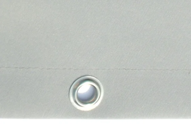 Schweres Polyestergewebe Sonnensegel 280 g/m² - Farbe hell silbergrau - große Ballenbreite 205 cm