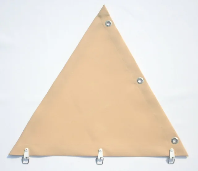 Polyesterstoff Farbe uni sial - besonders schwer mit 280 g/m² und sehr breit mit 20 5 cm Ballenbreite