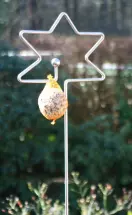 Rankstab Stern mit Meisenknödel