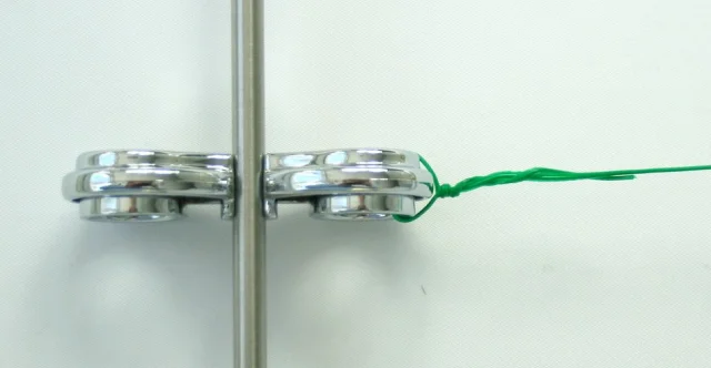 Chrom-Clip für Rankstab u. Zierstab Garten - zum Anstecken an Premium Rankstäbe aus Edelstahlrundstab 6 mm