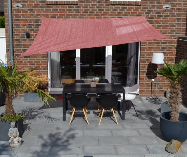 Vierecksonnensegel konkav 2,5 x 3 m