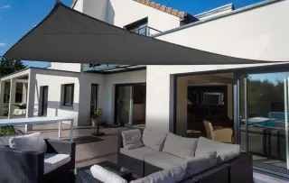 NEU - Sonnensegel - 460 cm - Farbe anthrazit