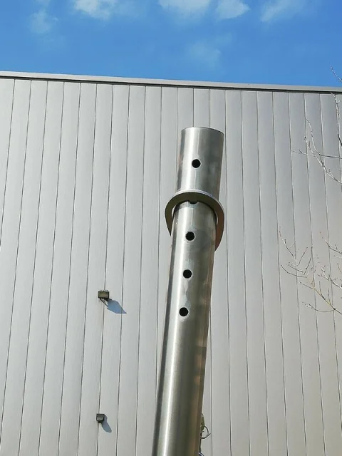 Edelstahlmast verstellbar - 280 cm