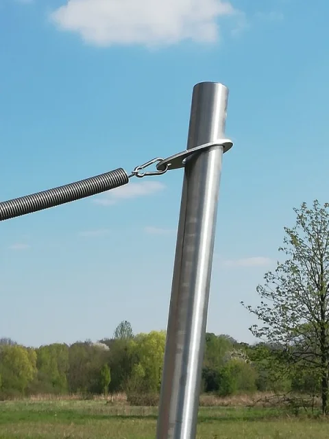 Verstellbar mit Zugplatte rostfrei