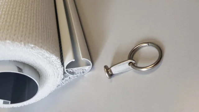 HDPE Sonnenrollo cremeweiß - 180 x 240 cm