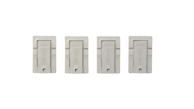 Laufhakenstopper 4x - hellgrau- für alle Sonnensegel in Seilspanntechnik System Peddy Shield