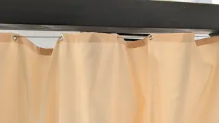 Outdoor Vorhang 180 x 250cm - geöst - elfenbein