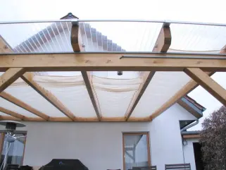 Sonnenschutz Terrassenüberdachung Innenbeschattung